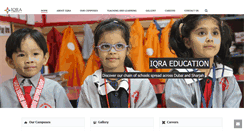 Desktop Screenshot of iqraeducation.net
